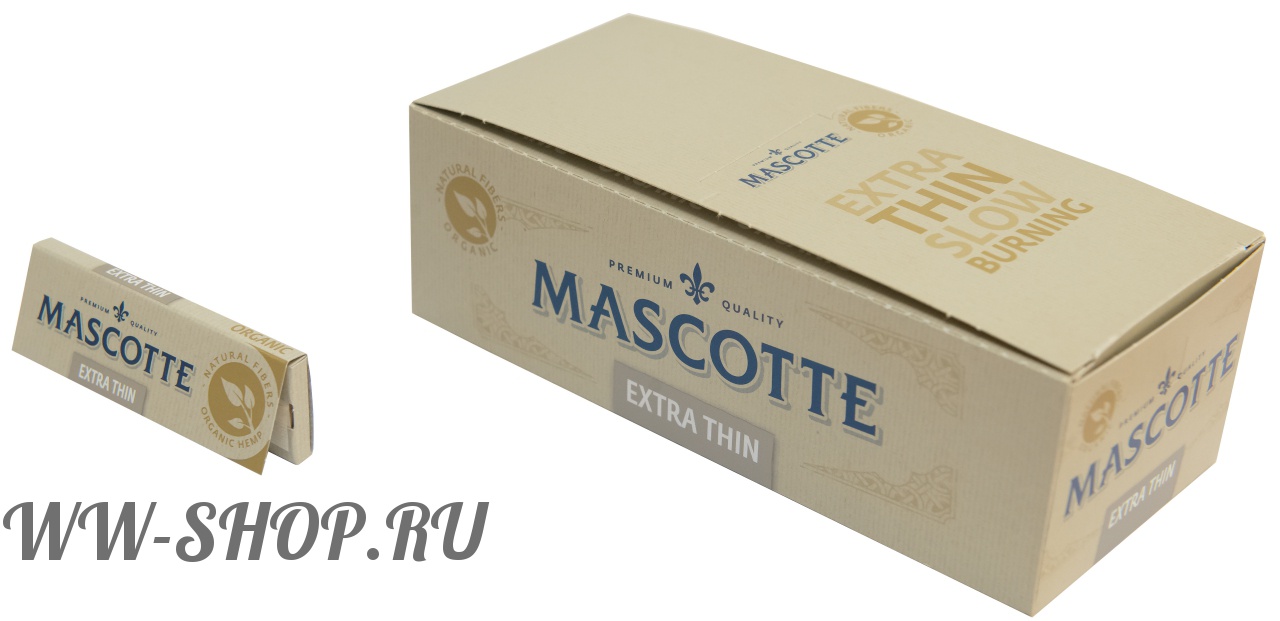 бумага сигаретная mascotte- extra thin organic 50x50 Нижневартовск
